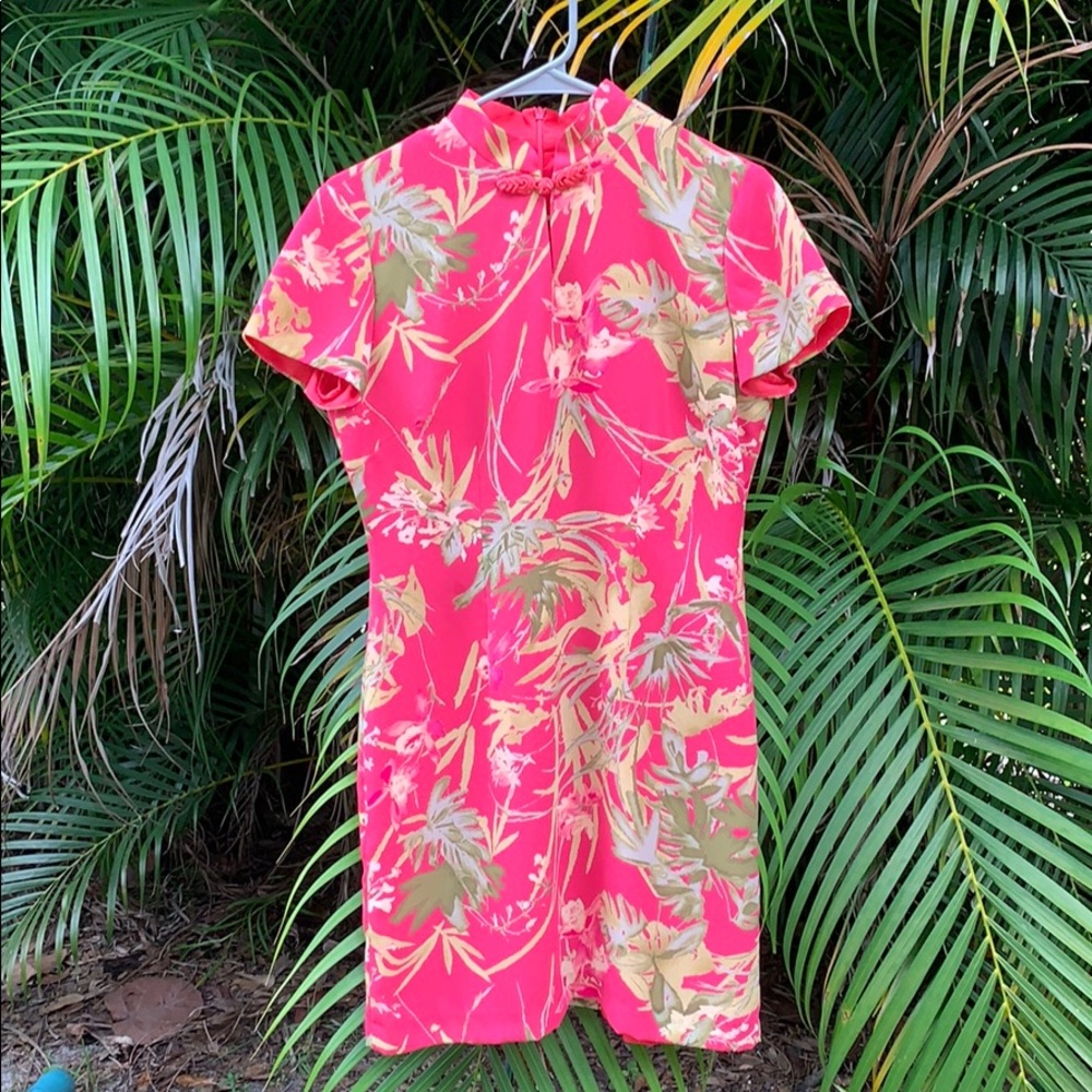 🌴 [David Warren] vintage Japanese inspired dress